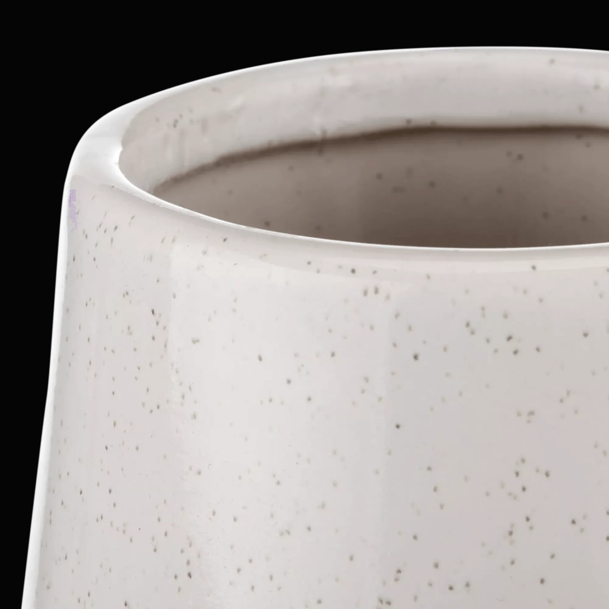 Bouclair Speckled Ceramic Floor Vase* Modern Decorative Vases|Home Decorative Items & Objects