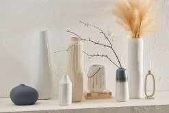 Bouclair Speckled Ceramic Table Vase* Modern Decorative Vases|Home Decorative Items & Objects