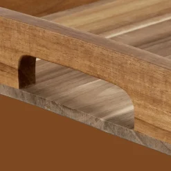 Bouclair Square Acacia Wood Tray* Home Decorative Items & Objects