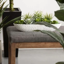 Bouclair Succulents in Cement Tray* Artificial Plants