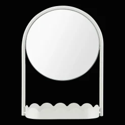 Bouclair Table Mirror with Scalloped Base* Junior Decorative Accessories