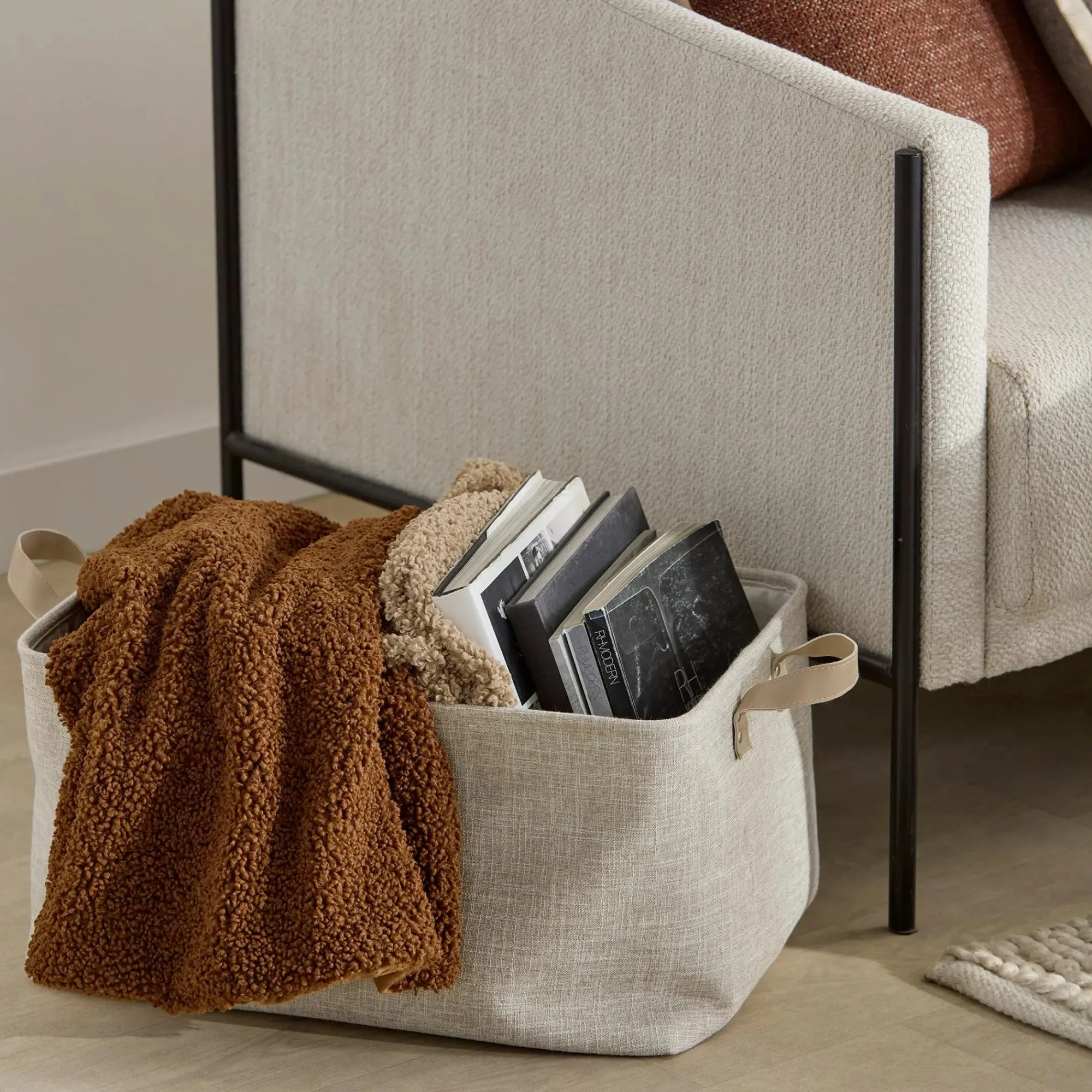 Bouclair Taha Storage Basket with Handles* Storage Baskets & Hampers|Storage & Baskets