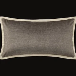 Bouclair Taupe Beatrice Decorative Lumbar Pillow* Decorative Throw Pillows