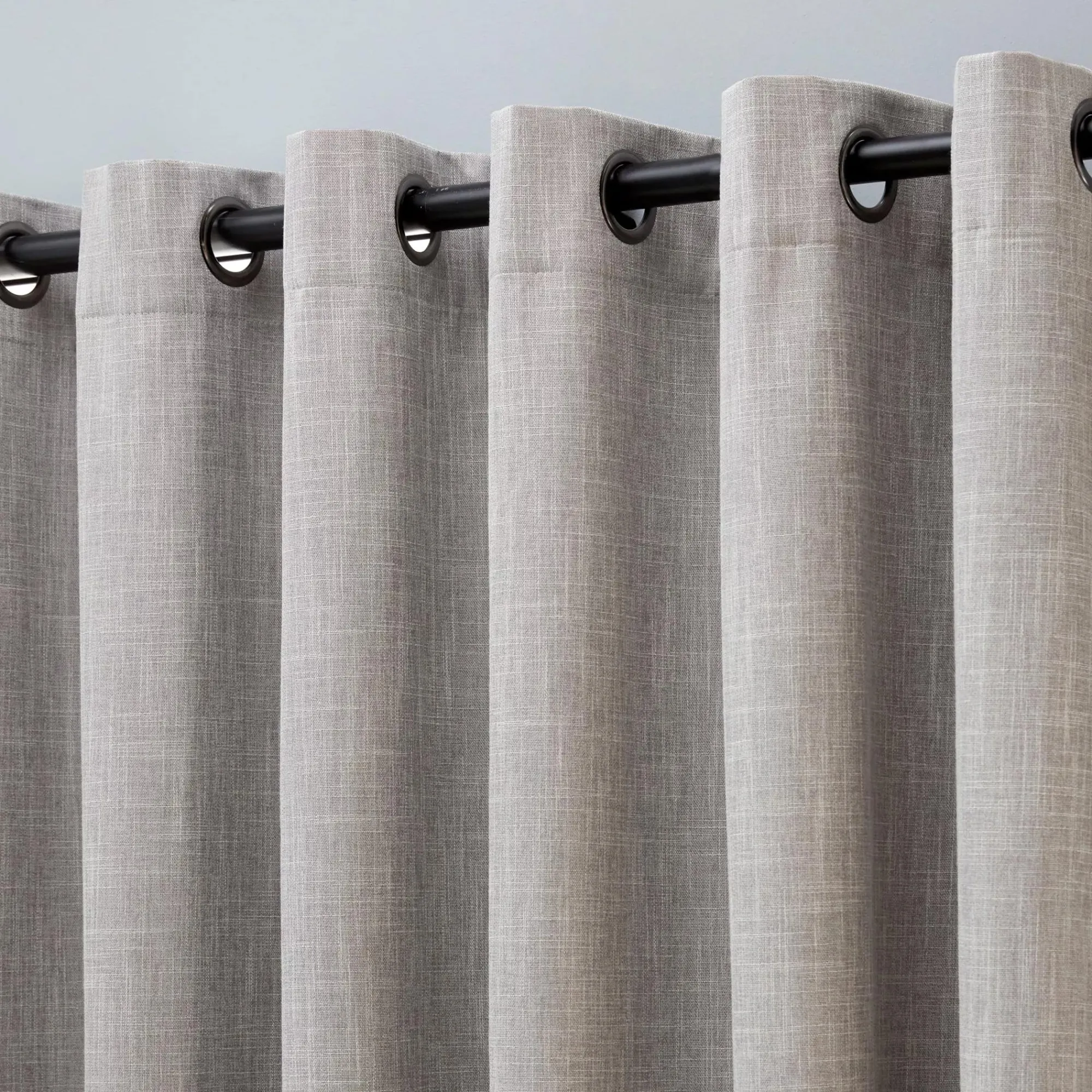 Bouclair Taupe Chita Blackout Curtain* Sheer Curtains & Window Sheer Panels|Blackout Window Curtains