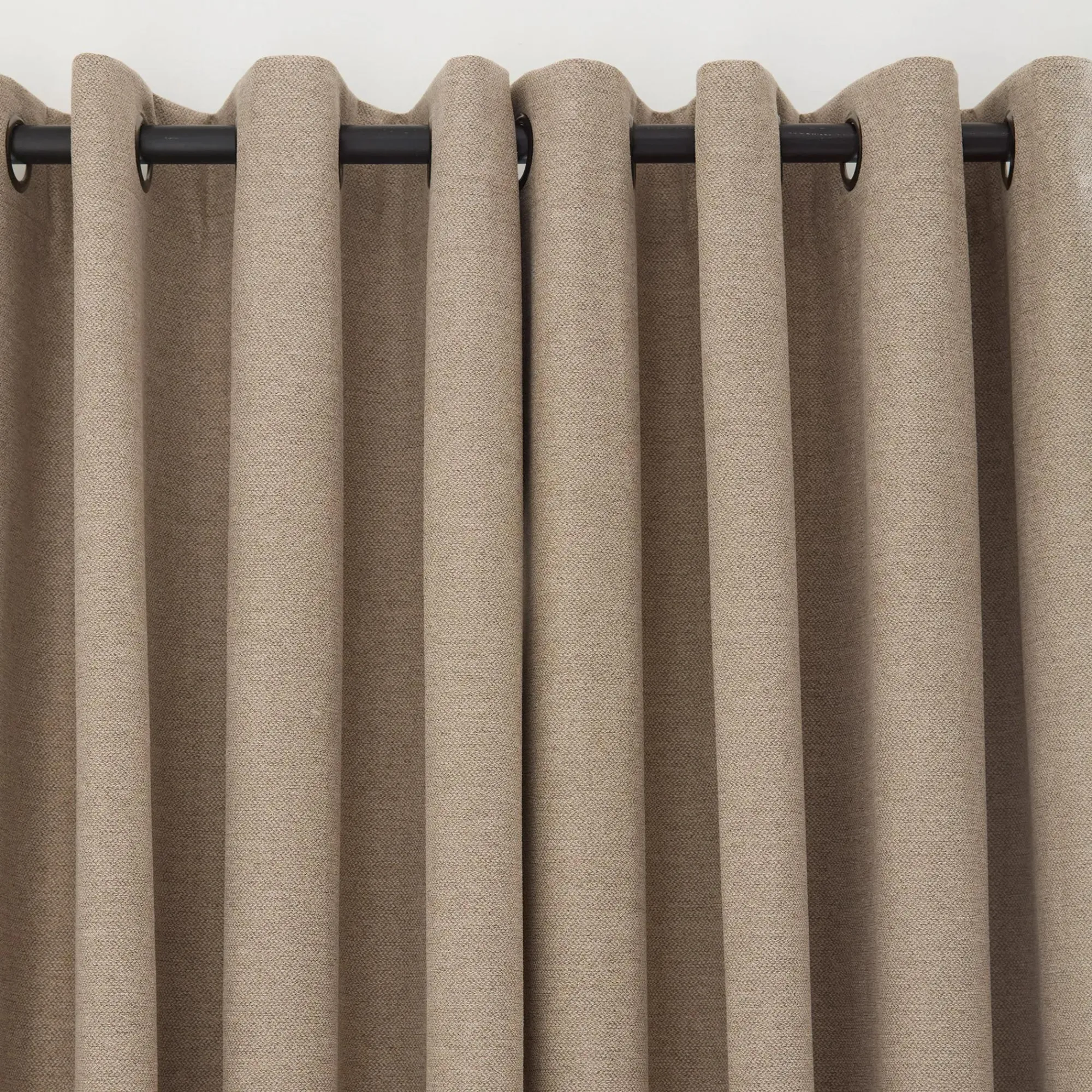 Bouclair Taupe Dion Blackout Curtain* Sheer Curtains & Window Sheer Panels|Blackout Window Curtains