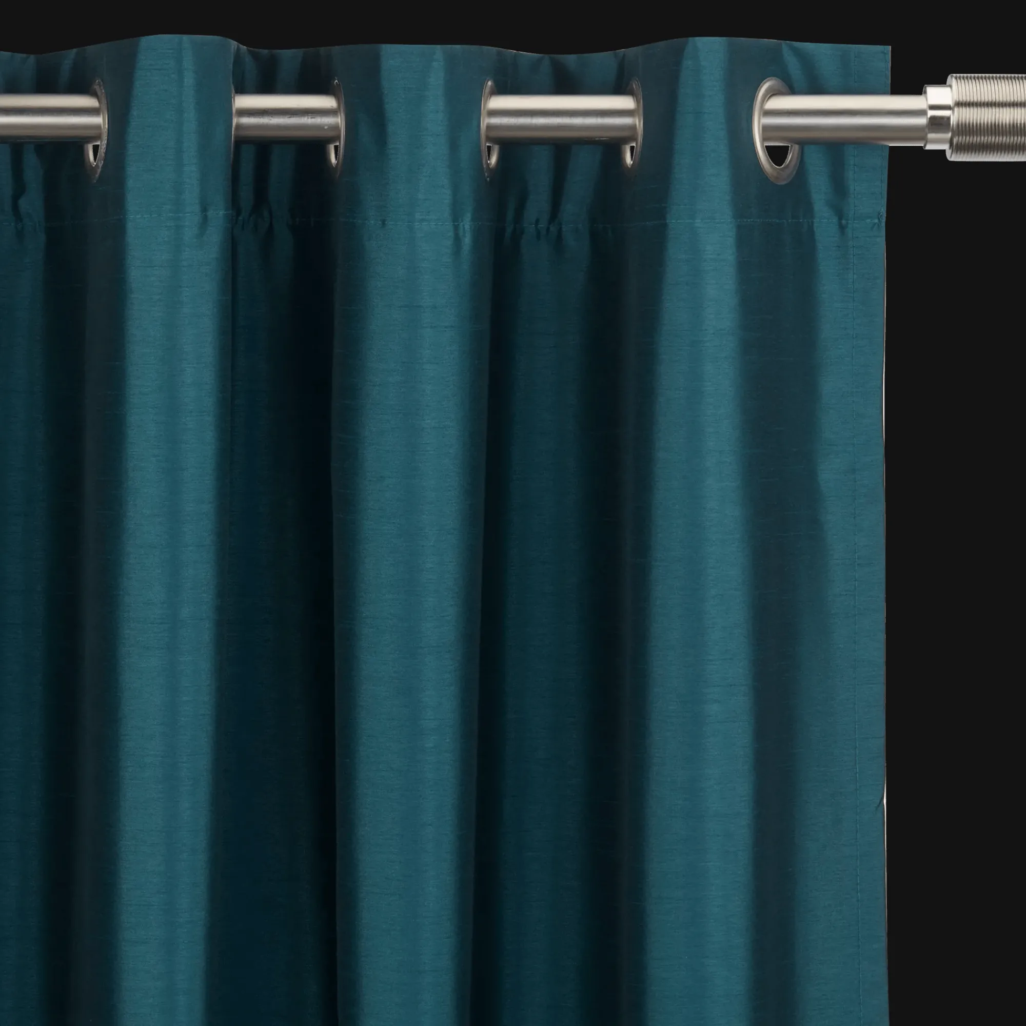 Bouclair Teal Pegaze Blackout Curtain* Sheer Curtains & Window Sheer Panels|Blackout Window Curtains