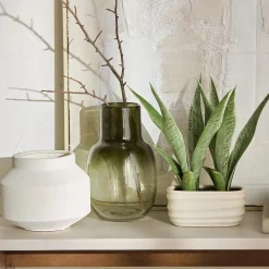 Bouclair Textured Ceramic Vase* Modern Decorative Vases|Home Decorative Items & Objects