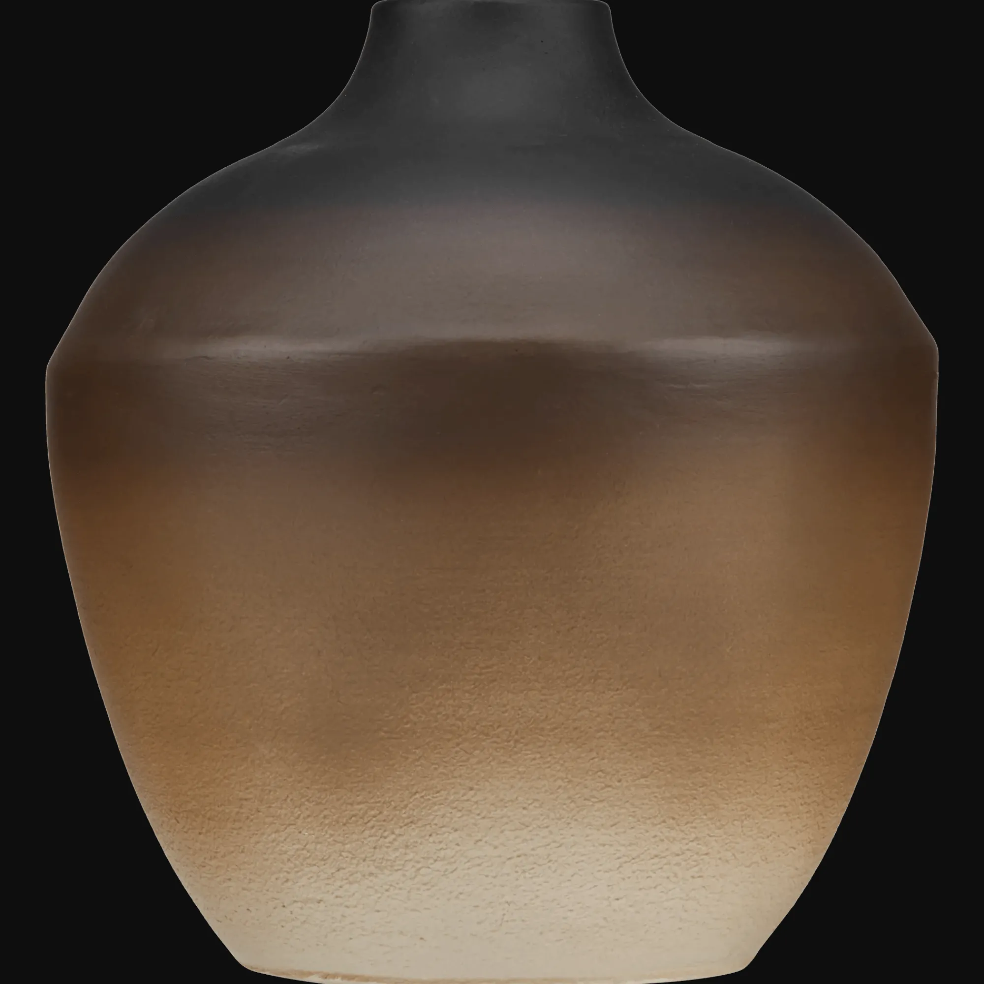 Bouclair 2-Tone Brown Vase* Modern Decorative Vases|Home Decorative Items & Objects