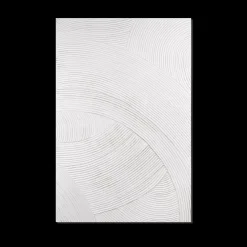 Bouclair Tone on Tone Embossed Abstract Oil Painting* Oil Paintings