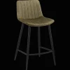 Bouclair Velvet Fabric and Metal Bar Stool* Furniture Accessories|Bar & Counter Stools