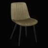 Bouclair Velvet Fabric and Metal Dining Chair* Furniture Accessories|Dining Chairs