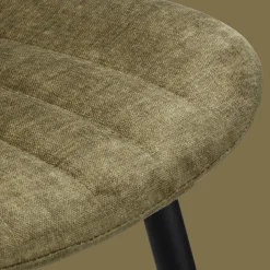 Bouclair Velvet Fabric and Metal Dining Chair* Furniture Accessories|Dining Chairs