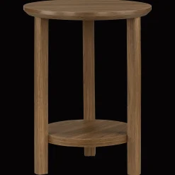 Bouclair Walnut Side Table* Side Tables|Coffee Tables & Side Tables