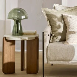 Bouclair Walnut Side Table* Side Tables|Coffee Tables & Side Tables