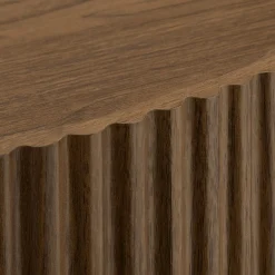 Bouclair Walnut Side Table with Hidden Storage* Side Tables|Coffee Tables & Side Tables