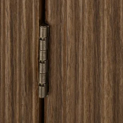 Bouclair Walnut Side Table with Hidden Storage* Side Tables|Coffee Tables & Side Tables