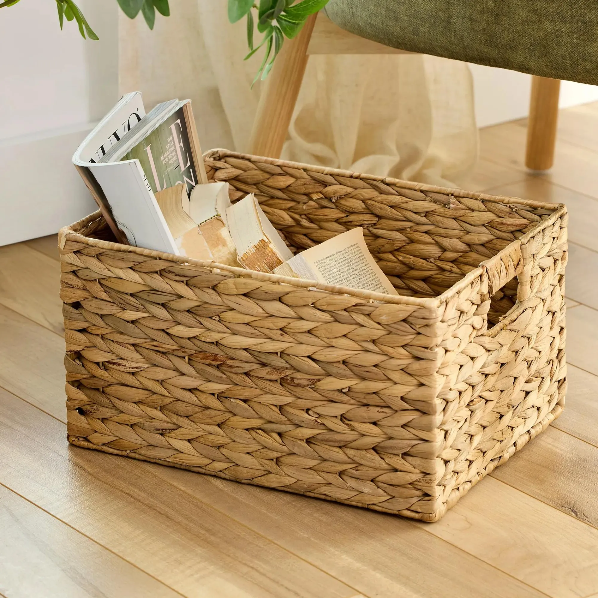 Bouclair Water Hyacinth Basket* Storage Baskets & Hampers|Storage & Baskets