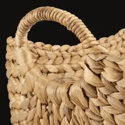 Bouclair Water Hyacinth Basket with Handles* Storage Baskets & Hampers|Storage & Baskets