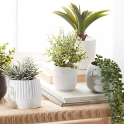 Bouclair Waterfall Plant in Cement Pot* Artificial Plants