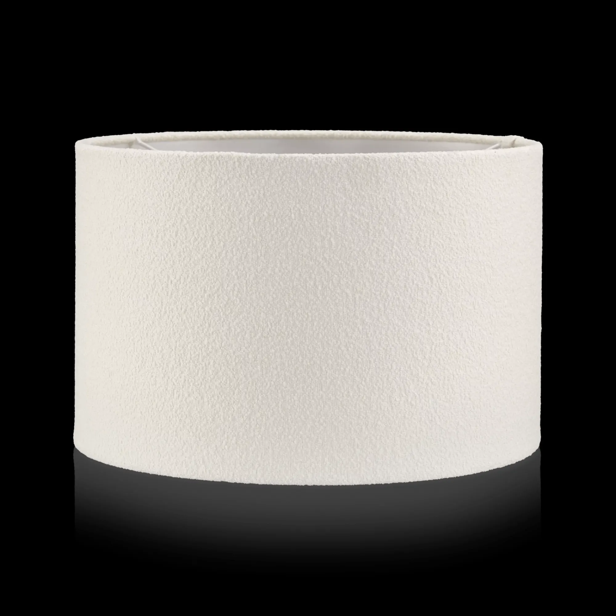 Bouclair White Boucle Lamp Shade* Lamp Shades