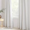 Bouclair White Chita Back Tab Blackout Curtain* Sheer Curtains & Window Sheer Panels|Blackout Window Curtains