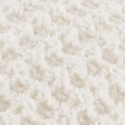 Bouclair White Cory Chenille Decorative Lumbar Pillow* Nursery Throw Pillows