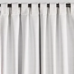 Bouclair White Dayni Blackout Back-Tab Curtain* Sheer Curtains & Window Sheer Panels|Blackout Window Curtains