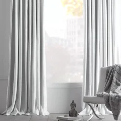 Bouclair White Empire Blackout Curtain* Sheer Curtains & Window Sheer Panels|Blackout Window Curtains
