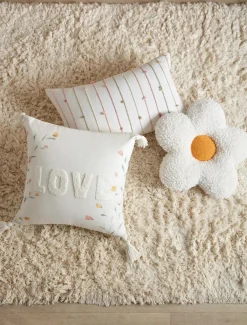 Bouclair White Fabulous Decorative Pillow* Junior Throw Pillows