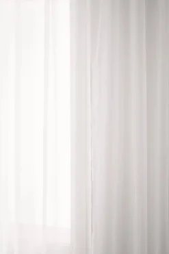 Bouclair White Kacha Sheer Curtain* Sheer Curtains & Window Sheer Panels
