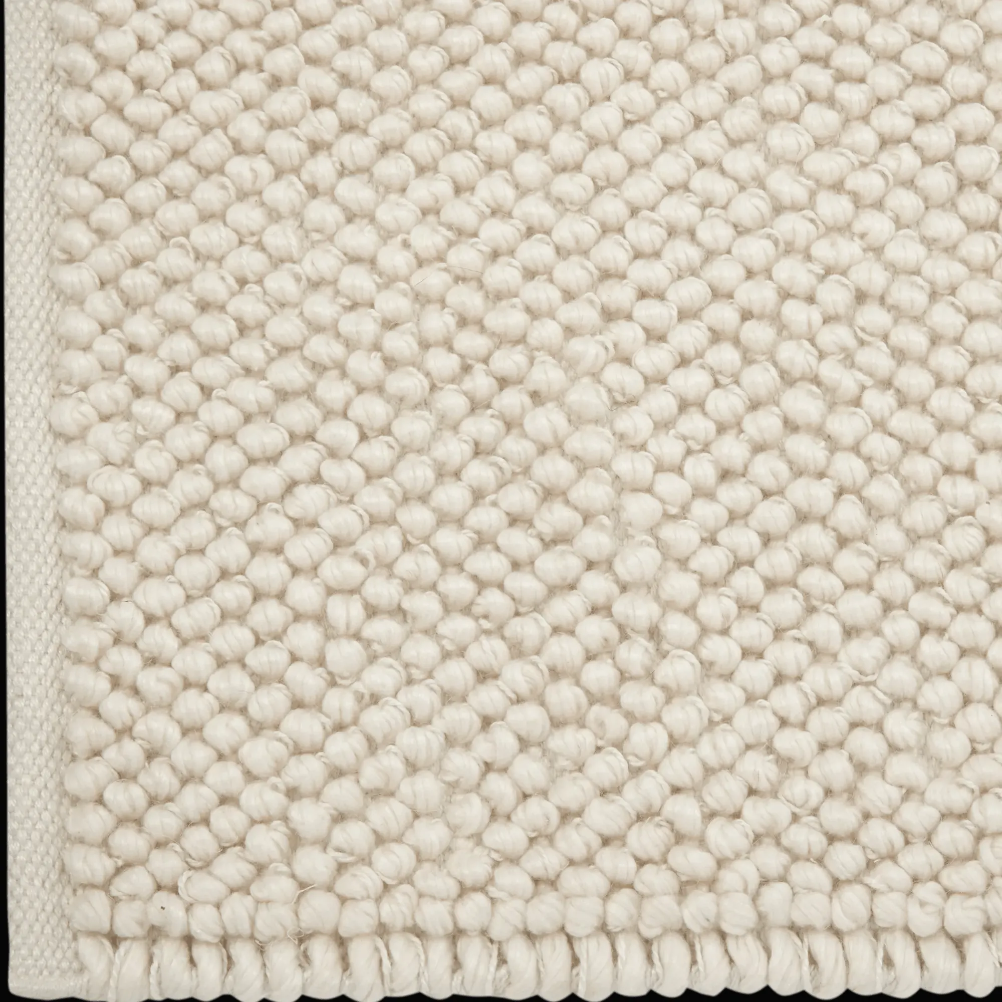 Bouclair White Landric Polyester Rug* Rugs
