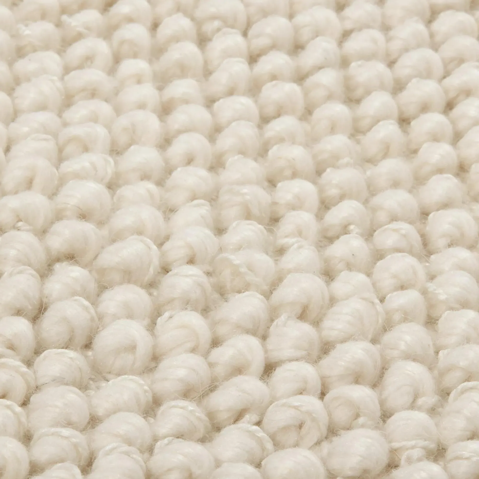 Bouclair White Landric Polyester Rug* Rugs