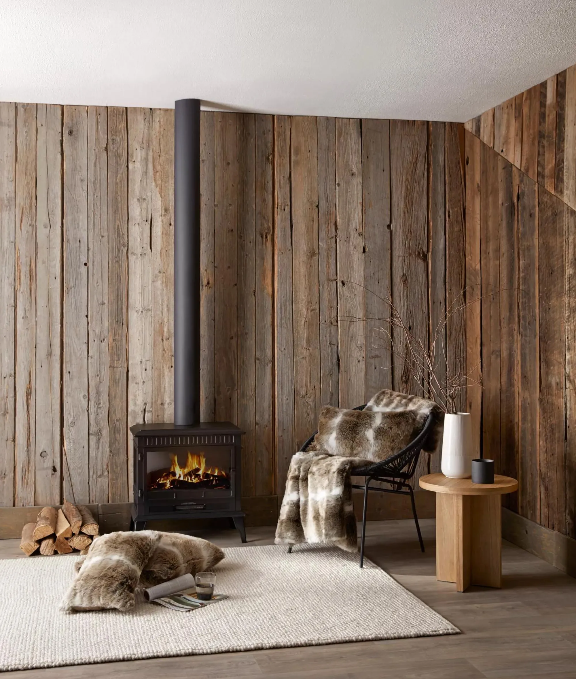 Bouclair White Landric Polyester Rug* Rugs