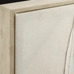 Bouclair White Leaves Framed Art* Oil Paintings