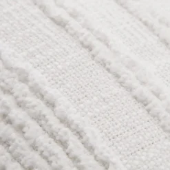 Bouclair White Lindy Decorative Pillow* Decorative Throw Pillows