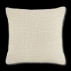 Bouclair White Lonny Knit Throw Pillow* Decorative Throw Pillows