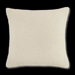 Bouclair White Lonny Knit Throw Pillow* Decorative Throw Pillows
