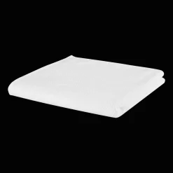 Bouclair White Textured Bath Towel* Bath Towels