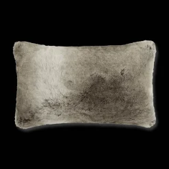 Bouclair Wolf Faux Fur Decorative Lumbar Pillow* Decorative Throw Pillows