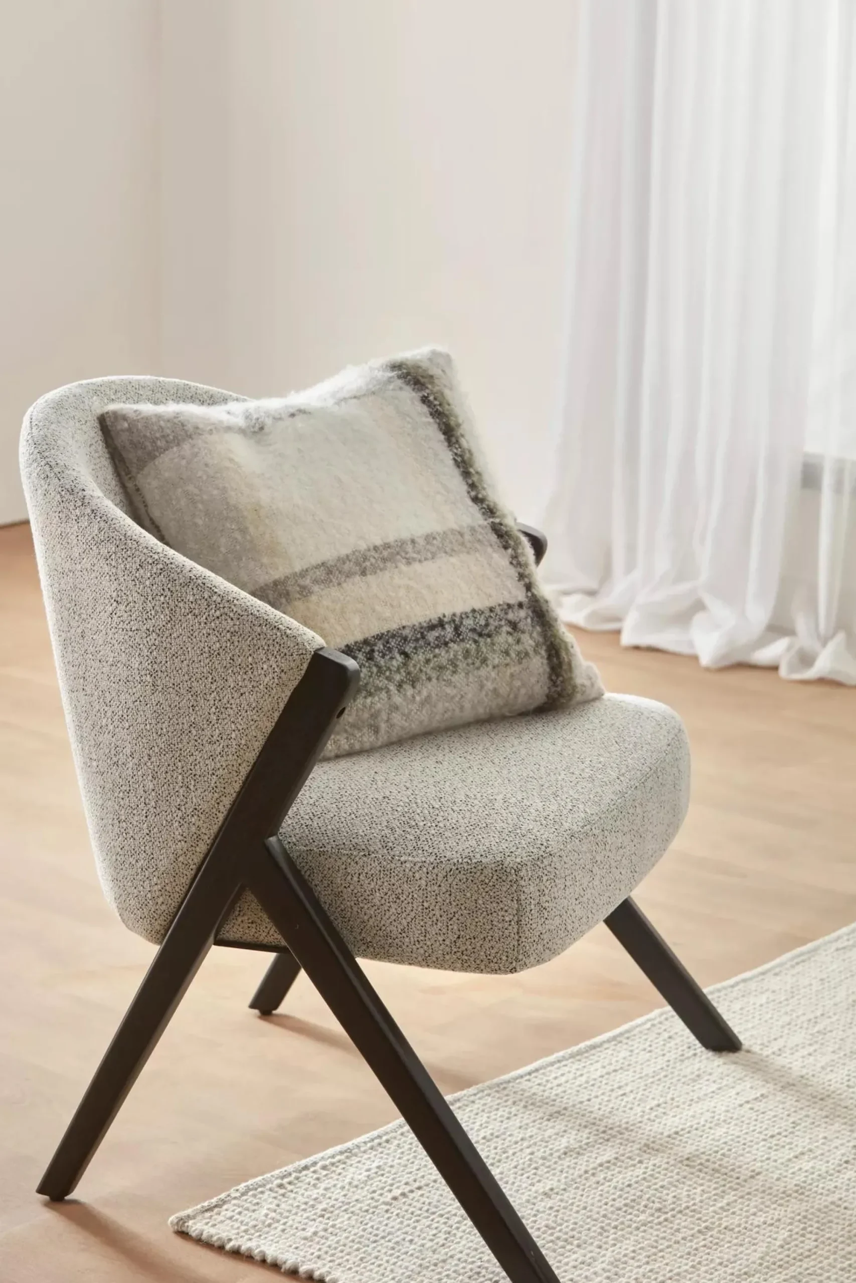 Bouclair Wood and Fabric Accent Chair* Accent Chairs & Sofas|Accent Chairs