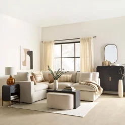 Bouclair Wood and Gold Buffet* Furniture Accessories|Buffet Tables & Credenzas