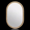 Bouclair Wood Framed Oval Mirror* Mirrors