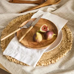 Bouclair Wood Plate* Dinnerware|Kitchen & Dining Accessories