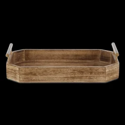 Bouclair Wood Rectangular Tray with Handles* Home Decorative Items & Objects