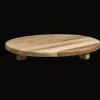 Bouclair Wood Tray with Stand* Dinnerware