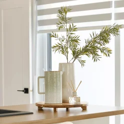 Bouclair Wood Tray with Stand* Dinnerware