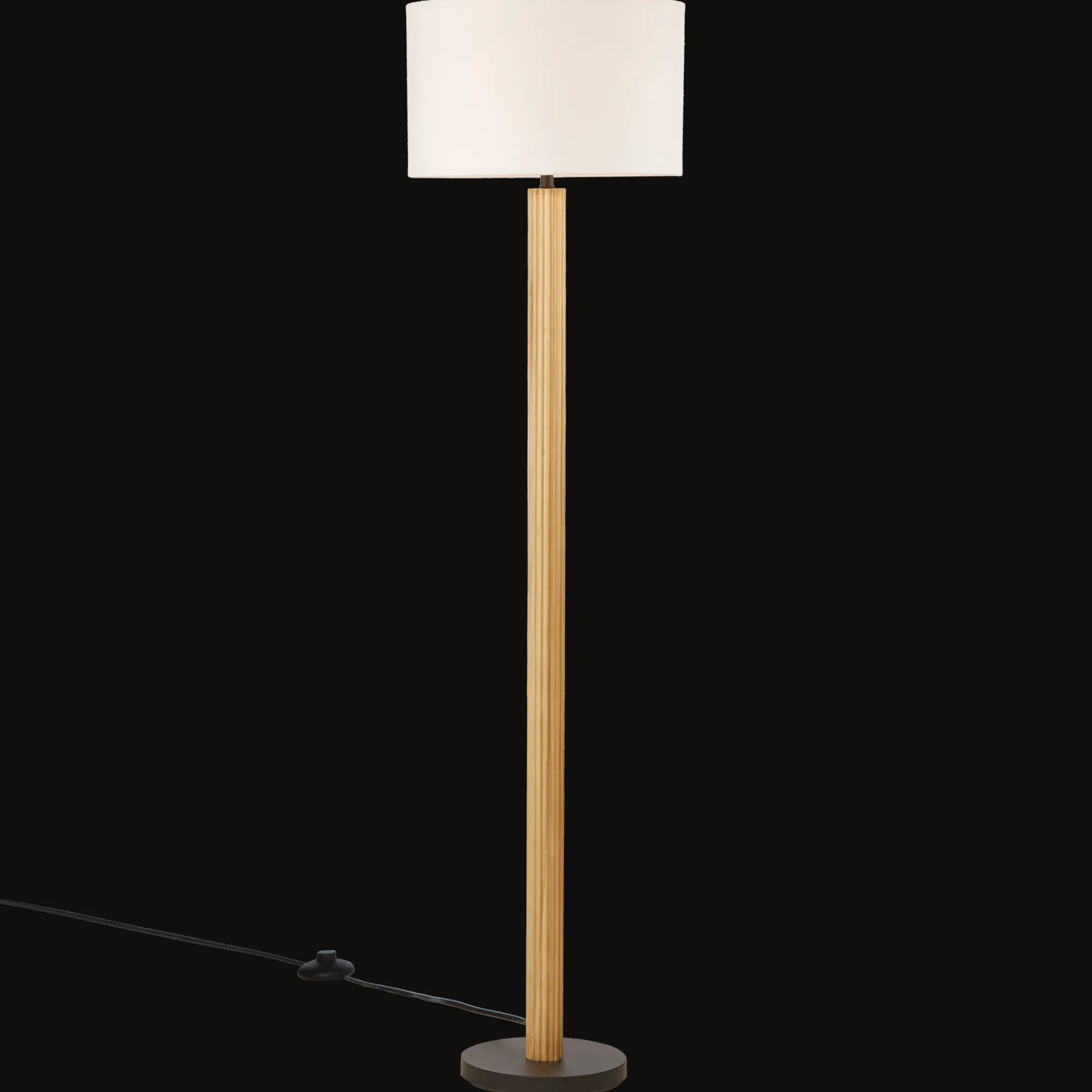 Bouclair Wooden Floor Lamp* Floor Lamps