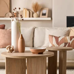 Bouclair Wooden Round Coffee Table* Coffee Tables|Coffee Tables & Side Tables