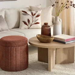 Bouclair Wooden Round Coffee Table* Coffee Tables|Coffee Tables & Side Tables