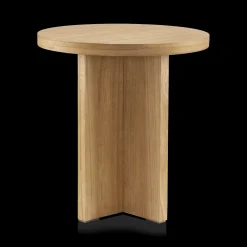 Bouclair Wooden Round Side Table* Side Tables|Coffee Tables & Side Tables